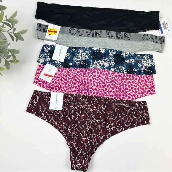 Calvin Klein Intimates Panty Bundle Thong Style Size X-Large - Picture 1 of 1
